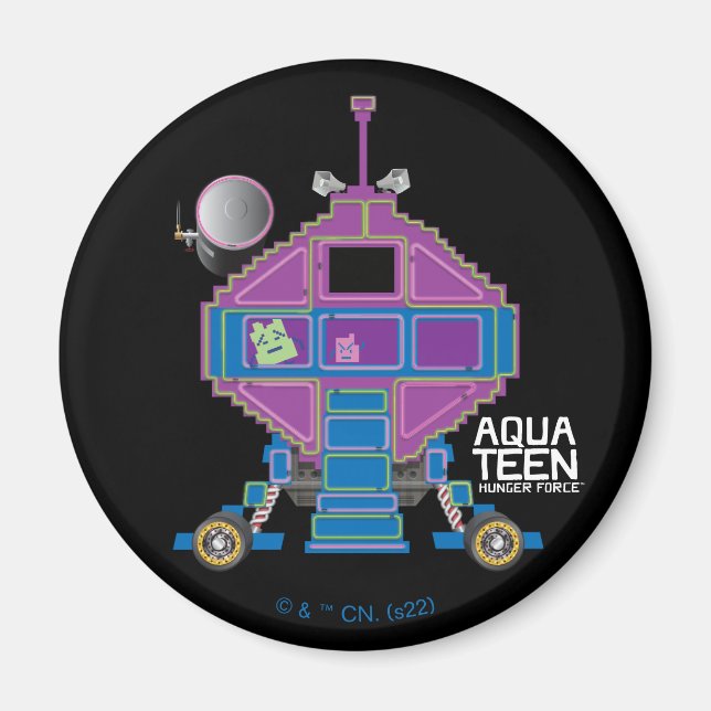 Aqua Teen Hunger Force Mooninites Car Magnet (Front)