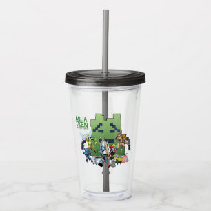Aqua Teen Hunger Force Villains Acrylic Tumbler