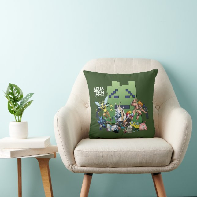Aqua Teen Hunger Force Villains Cushion (Chair)