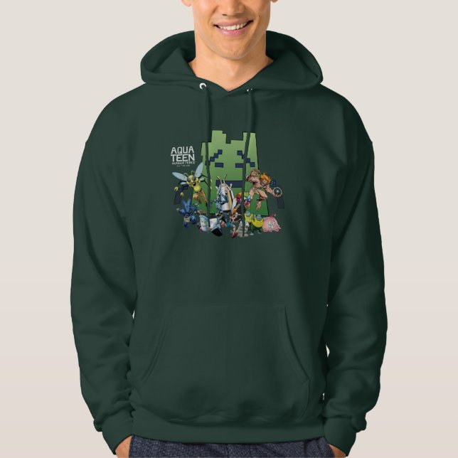 Aqua Teen Hunger Force Villains Hoodie (Front)