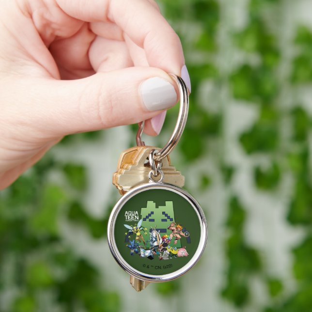 Aqua Teen Hunger Force Villains Key Ring (Hand)