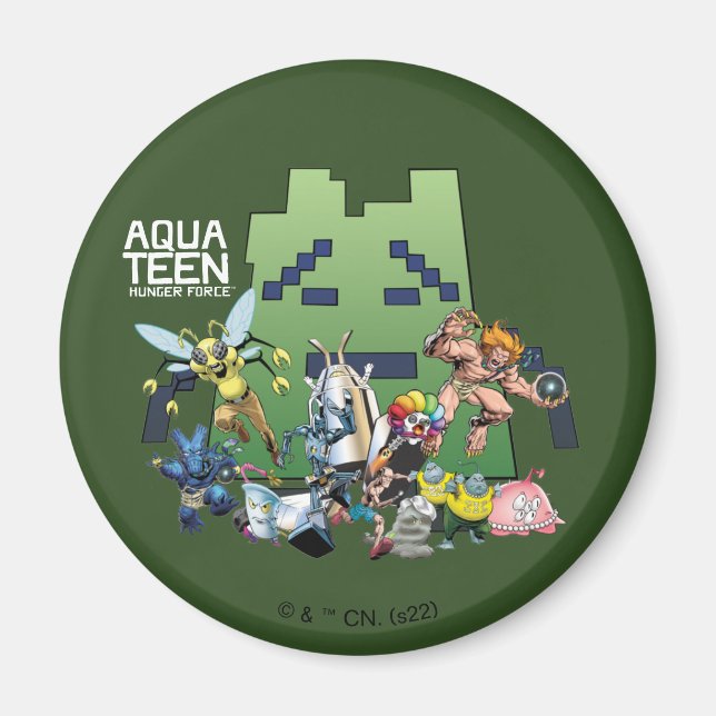 Aqua Teen Hunger Force Villains Magnet (Front)