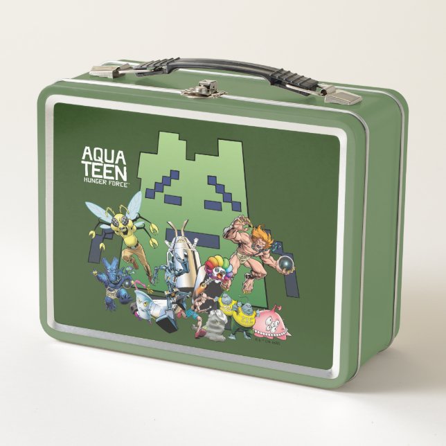 Aqua Teen Hunger Force Villains Metal Lunch Box (Front)