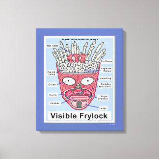 Aqua Teen Hunger Force Visible Frylock Poster Canvas Print