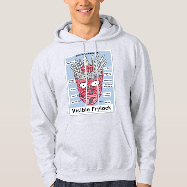 Aqua Teen Hunger Force Visible Frylock Poster Hoodie (Front)