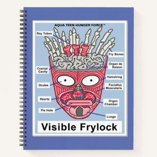 Aqua Teen Hunger Force Visible Frylock Poster Notebook
