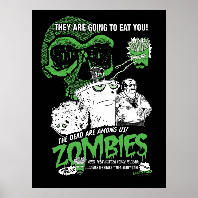 Aqua Teen Hunger Force Zombies Poster (Front)