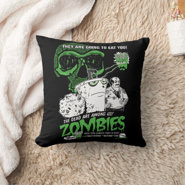 Aqua Teen Hunger Force Zombies Poster Cushion (Blanket)