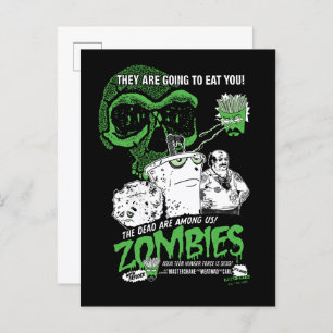 Aqua Teen Hunger Force Zombies Poster Postcard