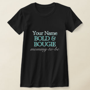 Aqua Tiffany Theme Mommy Pregnancy Baby Shower T-Shirt