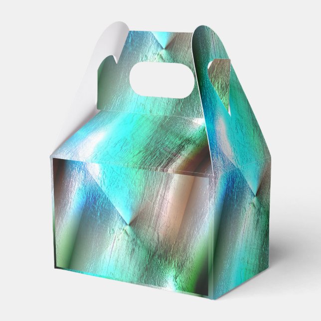 Aqua to wooded texture with digital rough and line favour box (Front Side)