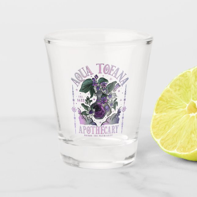 Aqua Tofana Shot Glass (Front)