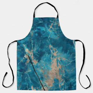 Aqua tone onyx marble apron