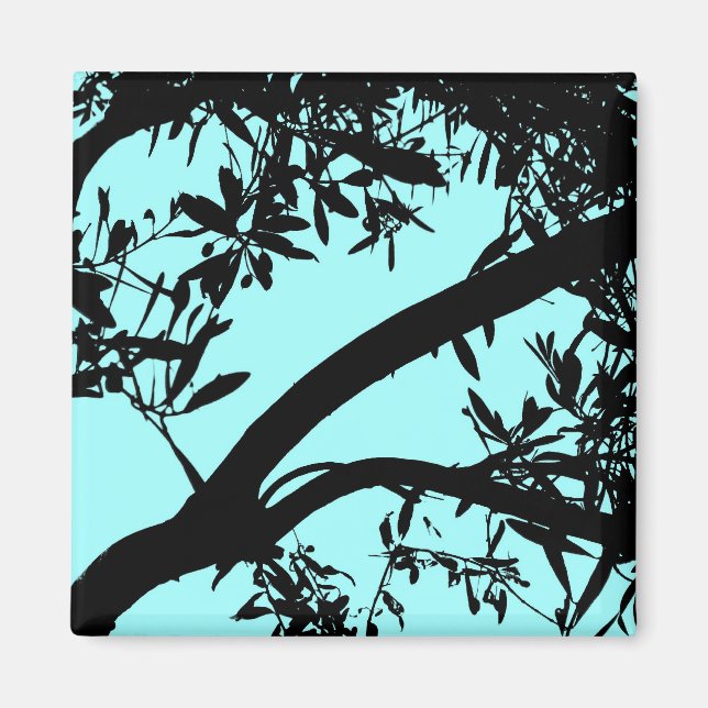 Aqua Tree Magnet (Front)