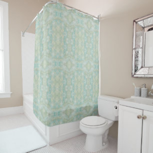 Aqua Turquoise Shower Curtain