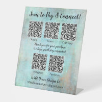 Aqua Vintage Grunge Custom Design Wild Deuce