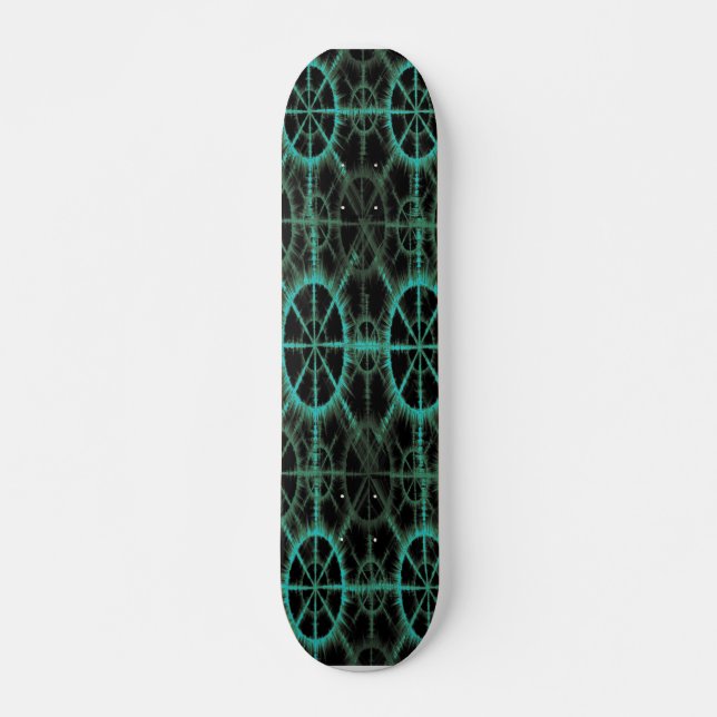 aqua web skateboard (Front)
