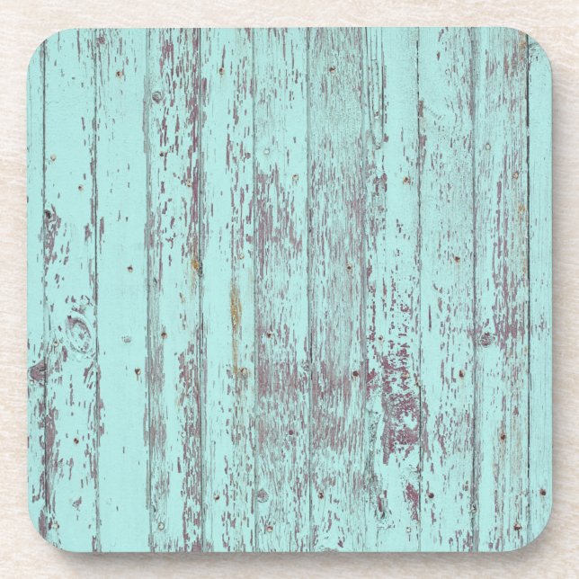 aqua wood coaster (Front)