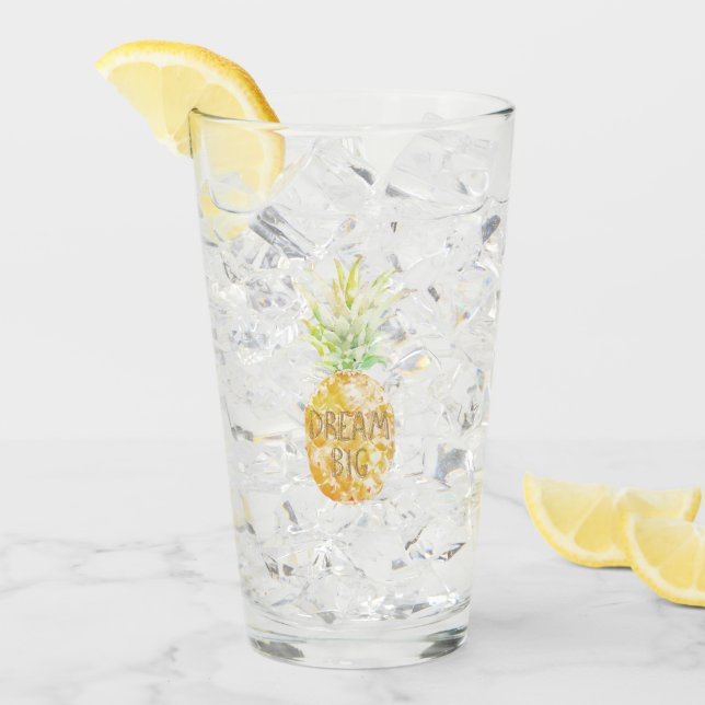 Aqua Yellow Pineapple Gold Dream         Glass (Front Ice)