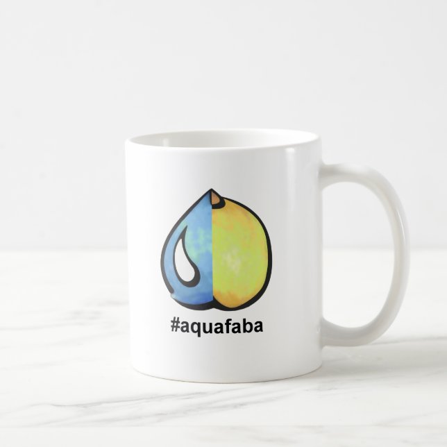 aquafaba hashtag coffee mug (Right)