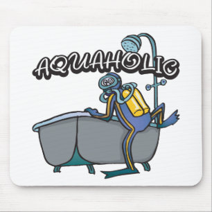 Aquaholic SCUBA Mouse Mat