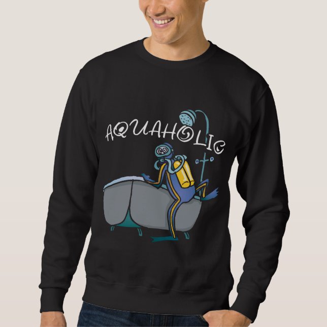 Aquaholic SCUBA Sweatshirt (Front)