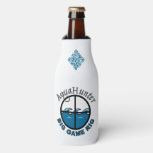 AquaHunter (TM) Fishing brand Bottle Cooler Coozie