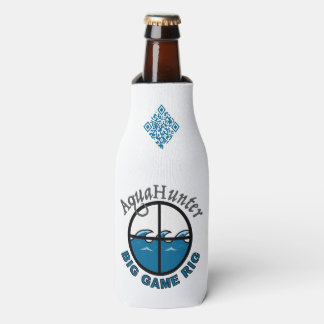 AquaHunter (TM) Fishing brand Bottle Cooler Coozie