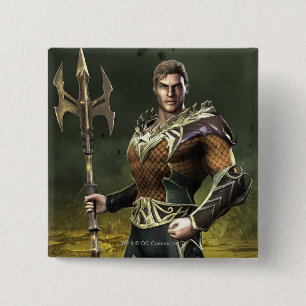 Aquaman 15 Cm Square Badge
