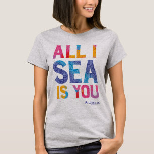 Aquaman "All I Sea Is You" Colorful Paisley T-Shirt