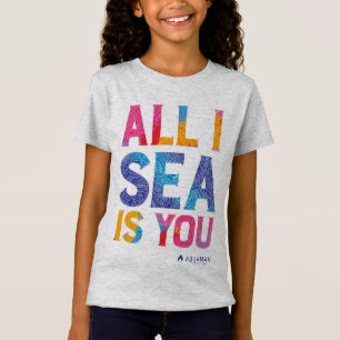Aquaman "All I Sea Is You" Colourful Paisley T-Shirt