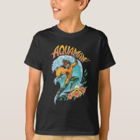 Aquaman and Trident Rising Surf Graphic