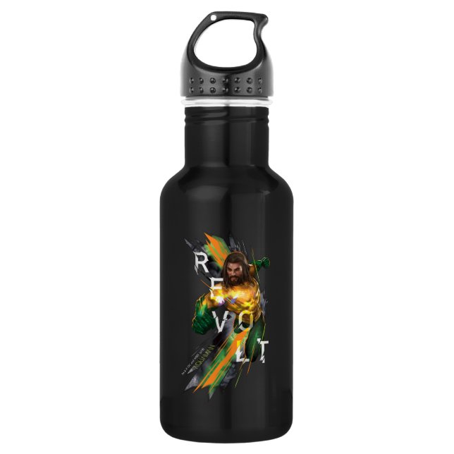 Aquaman | Aquaman "Revolt" Refracted Graphic 532 Ml Water Bottle (Front)