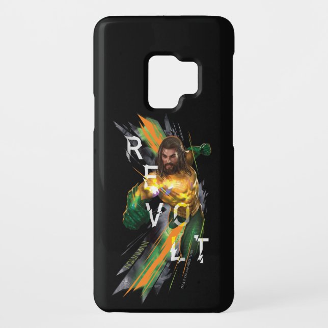 Aquaman | Aquaman "Revolt" Refracted Graphic Case-Mate Samsung Galaxy Case (Back)
