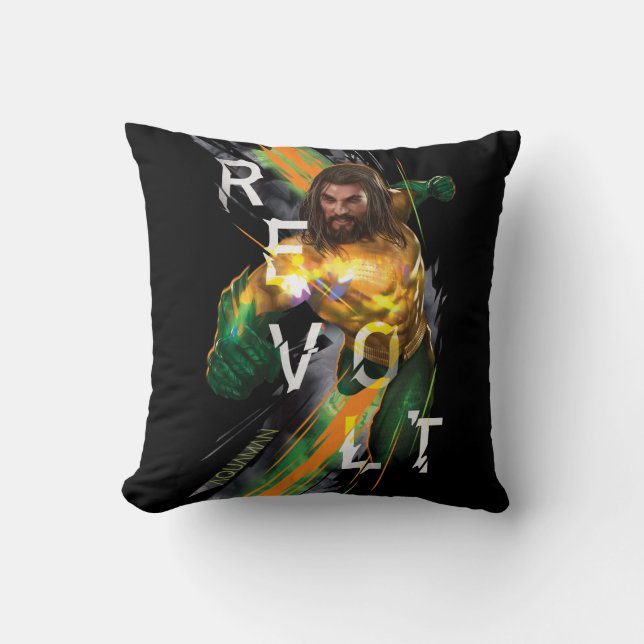 Aquaman | Aquaman "Revolt" Refracted Graphic Cushion (Front)