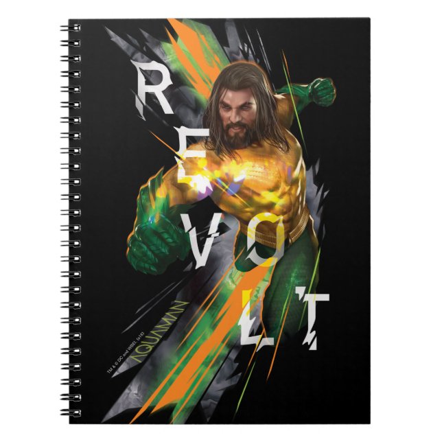 Aquaman | Aquaman "Revolt" Refracted Graphic Notebook (Front)