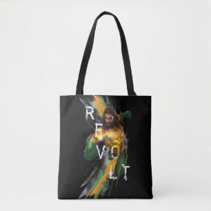 Aquaman Aquaman "Revolt" Refracted Graphic Tote Bag