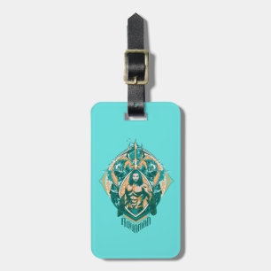 Aquaman Aquaman & Trenchers Graphic Luggage Tag