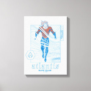 Aquaman - Atlantis Surf Club Canvas Print