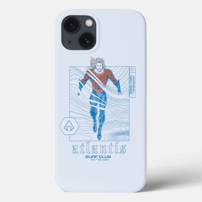 Aquaman - Atlantis Surf Club Case-Mate iPhone Case (Back)