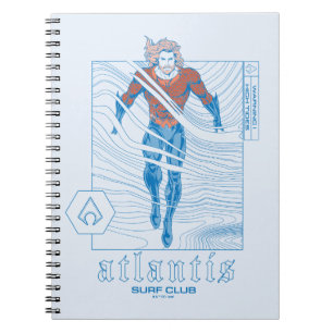 Aquaman - Atlantis Surf Club Notebook