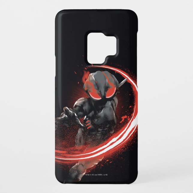 Aquaman | Black Manta Red Swipe Graphic Case-Mate Samsung Galaxy Case (Back)