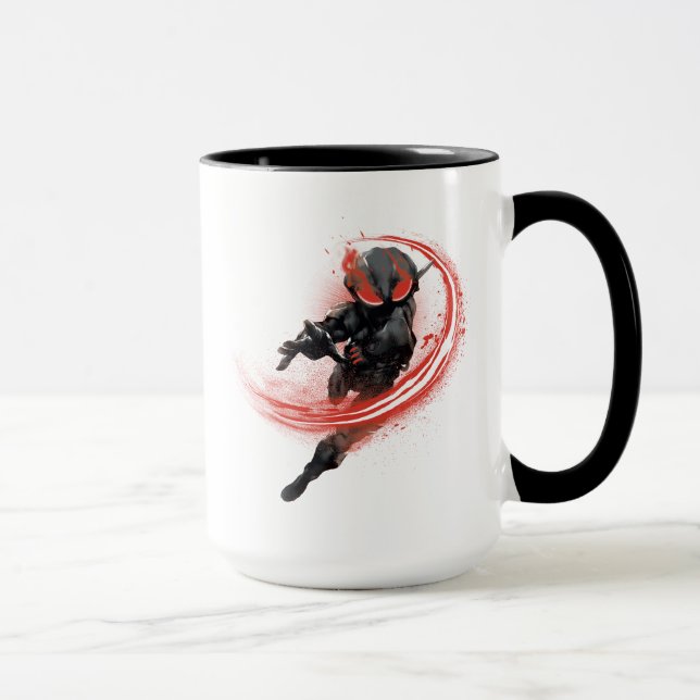 Aquaman | Black Manta Red Swipe Graphic Mug (Right)