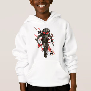Aquaman   Black Manta Scattered Typography Graphic