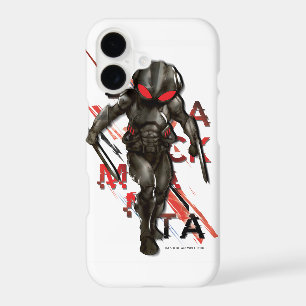 Aquaman Black Manta Scattered Typography Graphic