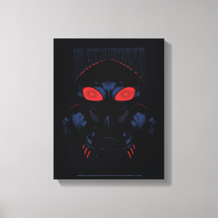 Aquaman   Black Manta Shadowy Graphic Canvas Print