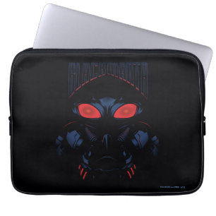Aquaman   Black Manta Shadowy Graphic Laptop Sleeve