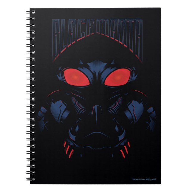 Aquaman | Black Manta Shadowy Graphic Notebook (Front)