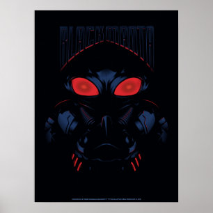 Aquaman   Black Manta Shadowy Graphic Poster