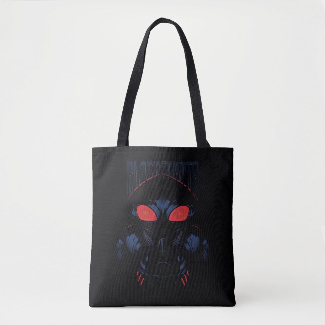 Aquaman | Black Manta Shadowy Graphic Tote Bag (Front)